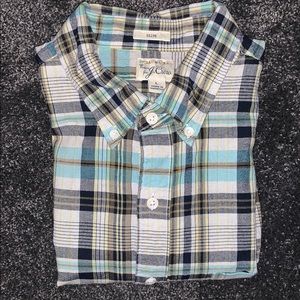 J. Crew Indian Madras Button Down shirt